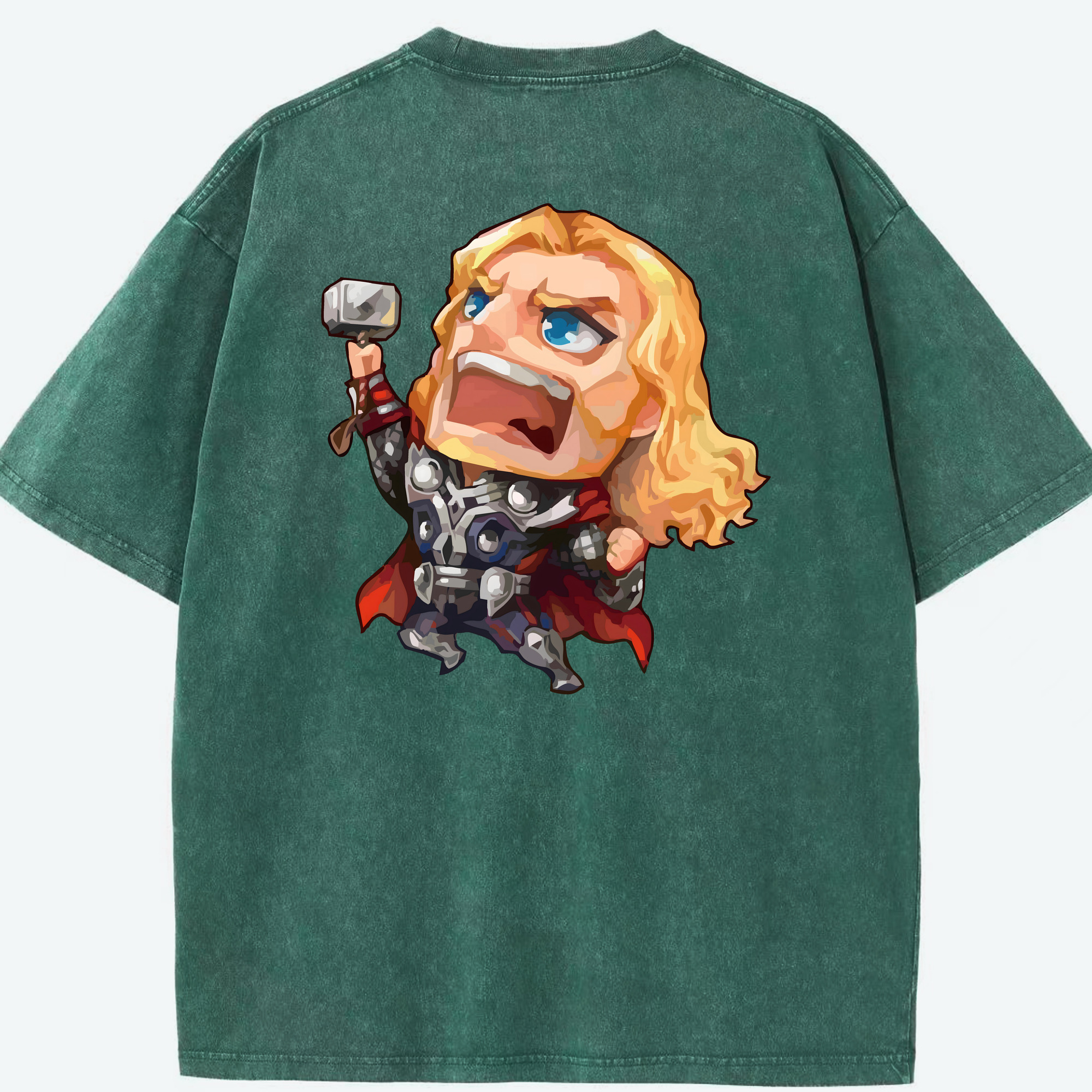 （画像用） アベンジャーズ The Avengers 綿100% ヴィンテージ風 半袖Tシャツ（背面プリント）